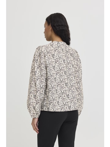 ICHI Langarm-Bluse IXHARPER Regular fit in Meteorite Flower Print