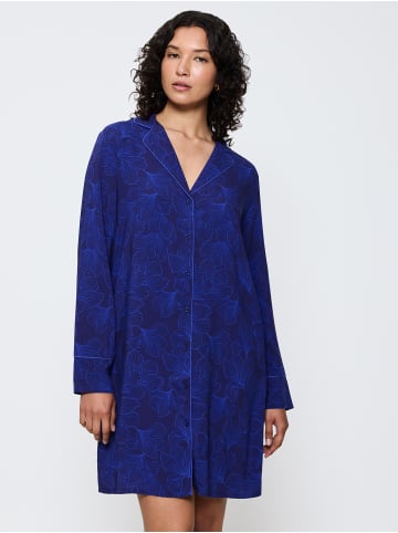 Triumph Nachthemd Boyfriend Fit in BLUE - DARK COMBINATION
