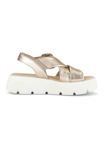 Gabor Plateau Sandalen in gold