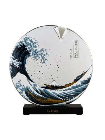 Goebel Vase " Katsushika Hokusai - Die Welle " in Bunt