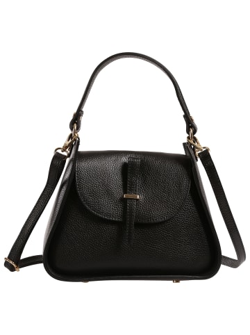 Toscanto Toscanto Schultertasche Leder schwarz ca. 26cm