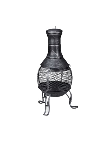 relaxdays Aztekenofen in Grau - (B)45x (H)89 x (T)45 cm