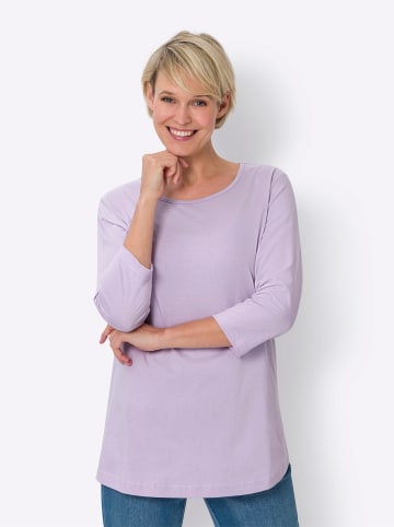 Sieh an! Longshirt in flieder + mint