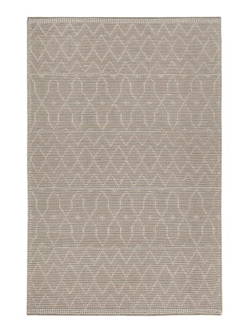 ESPRIT Handweb-Teppich Ana in wollweiß-taupe