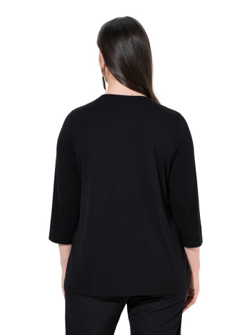 Ulla Popken Shirt in schwarz