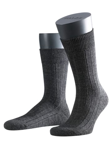 Socken Teppich im Schuh in Anthra mel