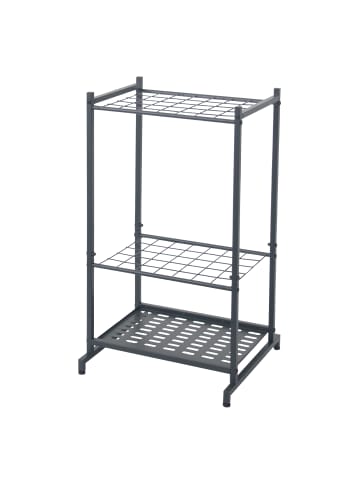 relaxdays Gartengeräteständer in Anthrazit - (B)43 x (H)76 x (T)39 cm