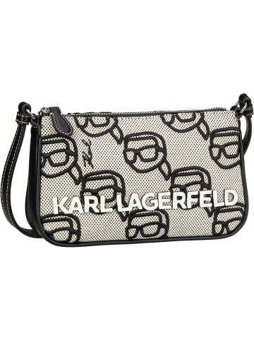 Karl Lagerfeld Umhängetasche K/Ikonik 2.0 Seasonal PCH CANV in Black/Grey