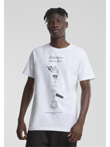 Mister Tee Mister Tee Herren Depresso Tee in white