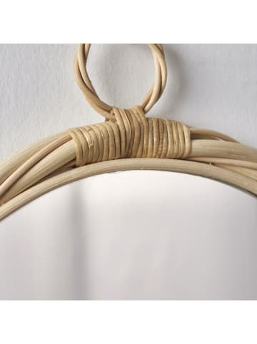 LA FACTORY Boho-Spiegel in beige
