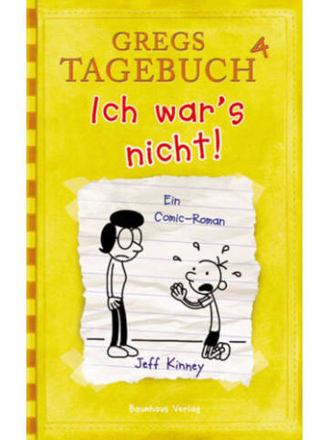 Baumhaus Verlag Buch Gregs Tagebuch Band 4 - Ich war s nicht! 224 Seiten, 10-99 Jahre