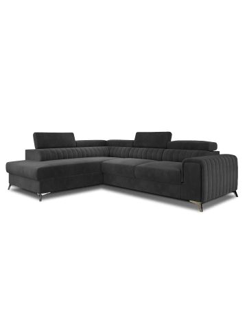 MF Design Lauryn Recamiere Links in Anthrazit -  (L) 205 x (B) 278 x (H) 92 cm