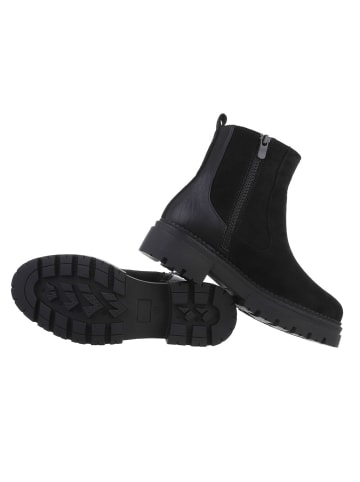 Ital-Design Stiefelette in Schwarz