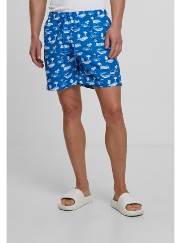 Urban Classics Urban Classics Badeshorts in brightblue/white