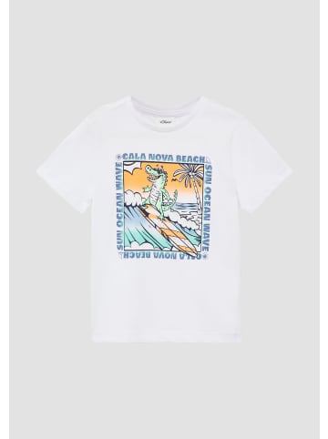 s.Oliver T-Shirt in 0100_weiß