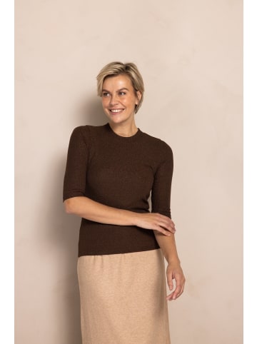 ZHRILL Shirts ZHANYON BROWN in BROWN