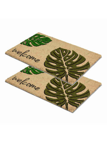 Astra Fußmatte COCO STYLE 2ER SET 2 in Oliv