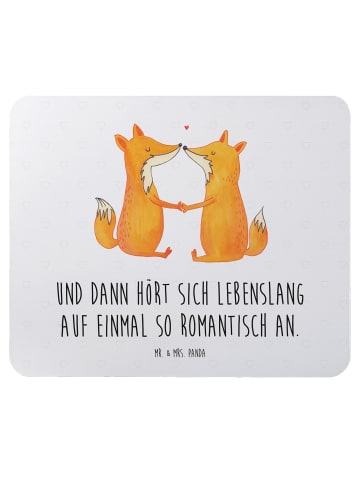 Mr. & Mrs. Panda Mouse Pad Füchse Liebe mit Spruch in Keine Angabe