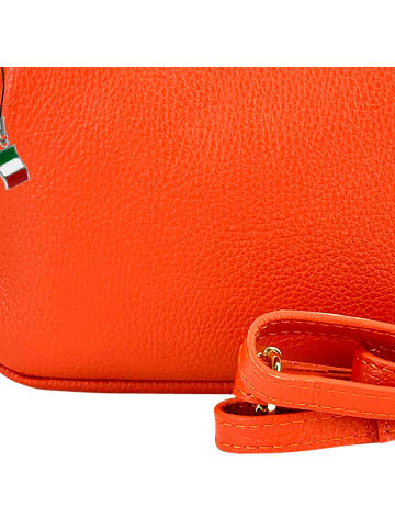 Florence Florence Umhängetasche Leder orange ca. 22cm