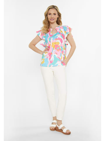 Usha Women Blouse in multicolor green