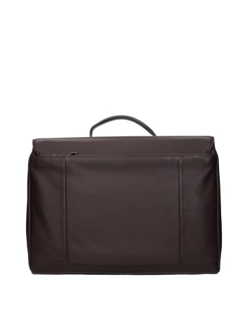 Piquadro Braun Leder Business und Laptop Tasche