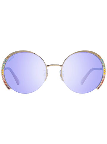 Swarovski Frauen Sonnenbrillen Rund Gold