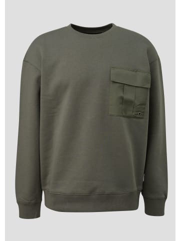 QS Sweatshirt in 7981_olivgrün