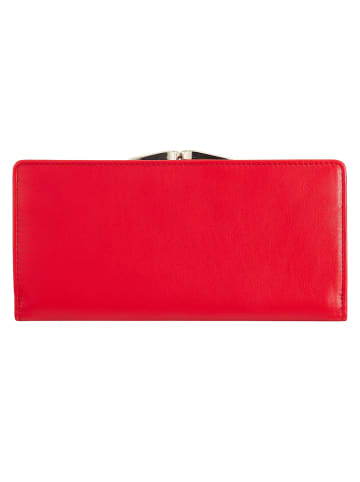 DuDu Geldbörse RFID Schutz Leder 19.5 cm flame red