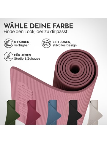 Neolymp Yogamatte "YM320" in Altrosa, 183x61 cm