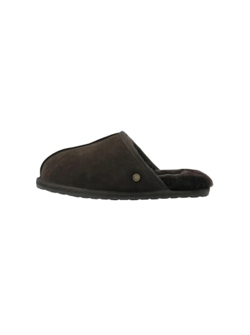 Cashott Hausschuhe CASLYNN in Dark Brown