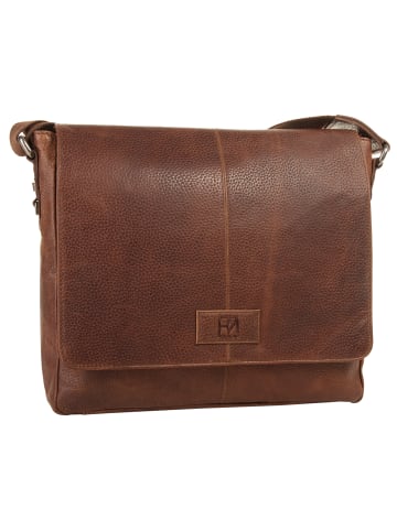 Bodenschatz Messenger echt Leder in cognac