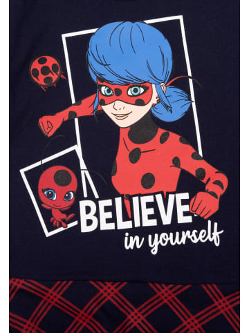 Miraculous Miraculous Kleid Ladybug Believe in yourself Kleidchen langarm in blau/rot