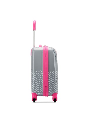 Roncato Looney Tunes Kids - 4-Rollen-Kindertrolley 44 cm (Tweety Giallo) in Bugs Bunny Grigio