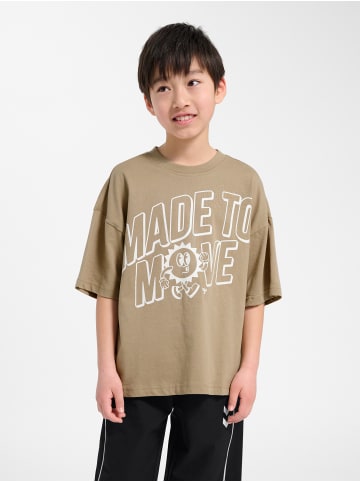 Hummel T-Shirt Hmljr Silly Kinder in SILVER MINK