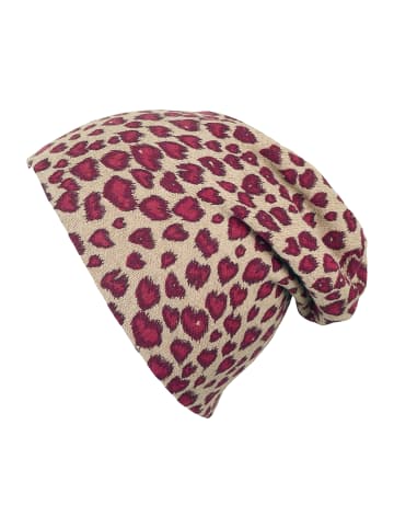 Sterntaler Beanie Herzen in beige