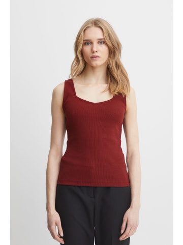 ICHI Trägertop IHORETA TO2 - 20118598  Tanktop mit V-Ausschnitt in Rot