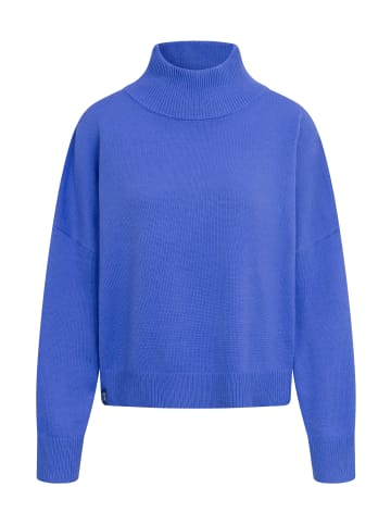 Derbe Langarm-Strickpullover Basic Strick in lilac