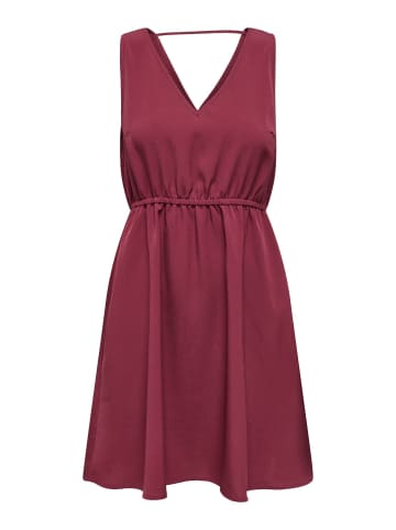 ONLY Kleid in Ruby Wine