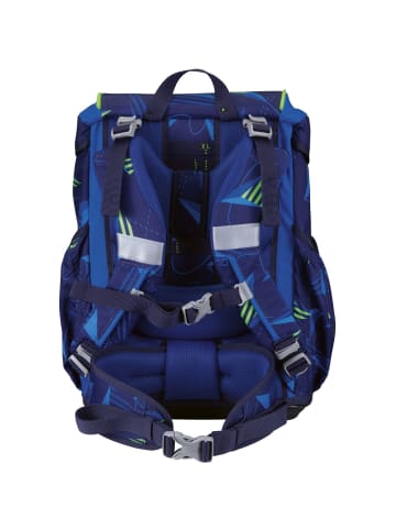 DerDieDas derdiedas Schulranzen Set 5-tlg. ErgoFlex Light LED Moon Mission in blau
