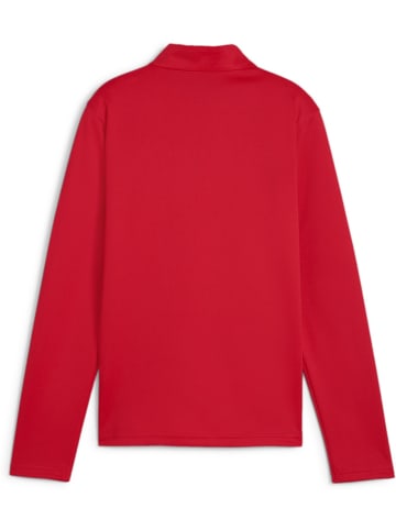 Puma T-Shirt "TeamGoal Training 1/4 Zip Top Jr" in Rot