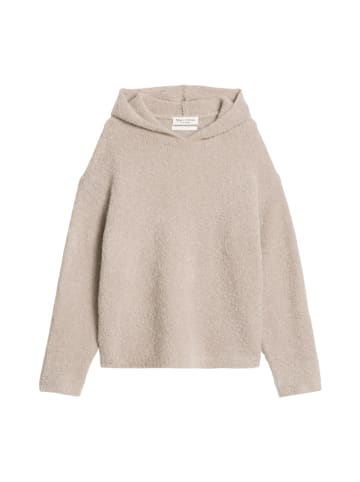 Marc O'Polo Bouclé-Hoodie loose in chalky mauve melange