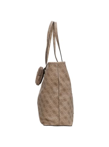 Guess Power Play II Large Tech Tote - Shopper 39 cm (coal logo) in latte logo