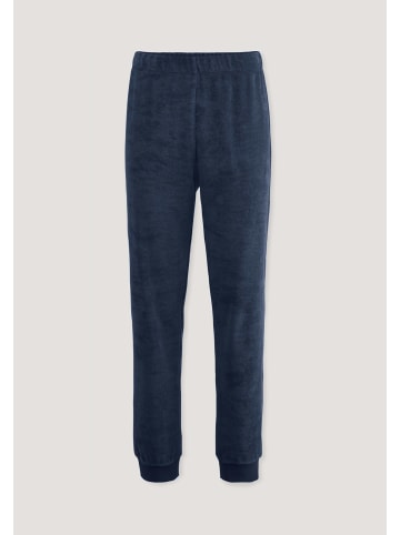 Hessnatur Frottee Loungehose in mitternachtsblau