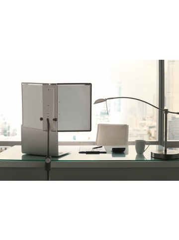 Durable Sichttafelständer Sherpa Display System Desk Clamp 10 anthrazit/schwarz