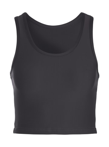 LASCANA ACTIVE Crop-Top in schwarz