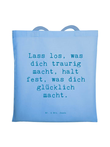 Mr. & Mrs. Panda Beutel Spruch Verluste betrauern und loslassen ... in Sky Blue