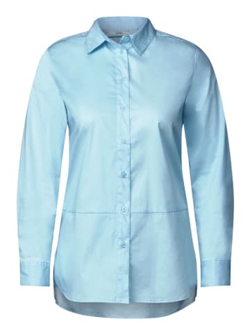 Cecil Longbluse mit Knopfleiste in Blau