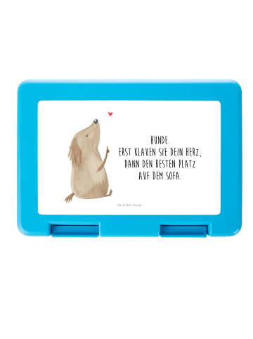 Mr. & Mrs. Panda Bentobox Hund Liebe mit Spruch in Weiß