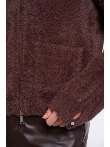 RINO&PELLE Bento 5002612 Strickjacke in Coffee Roasted