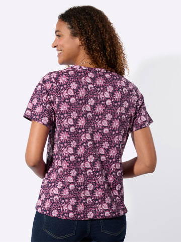 WITT WEIDEN Shirt in erika-marine-bedruckt